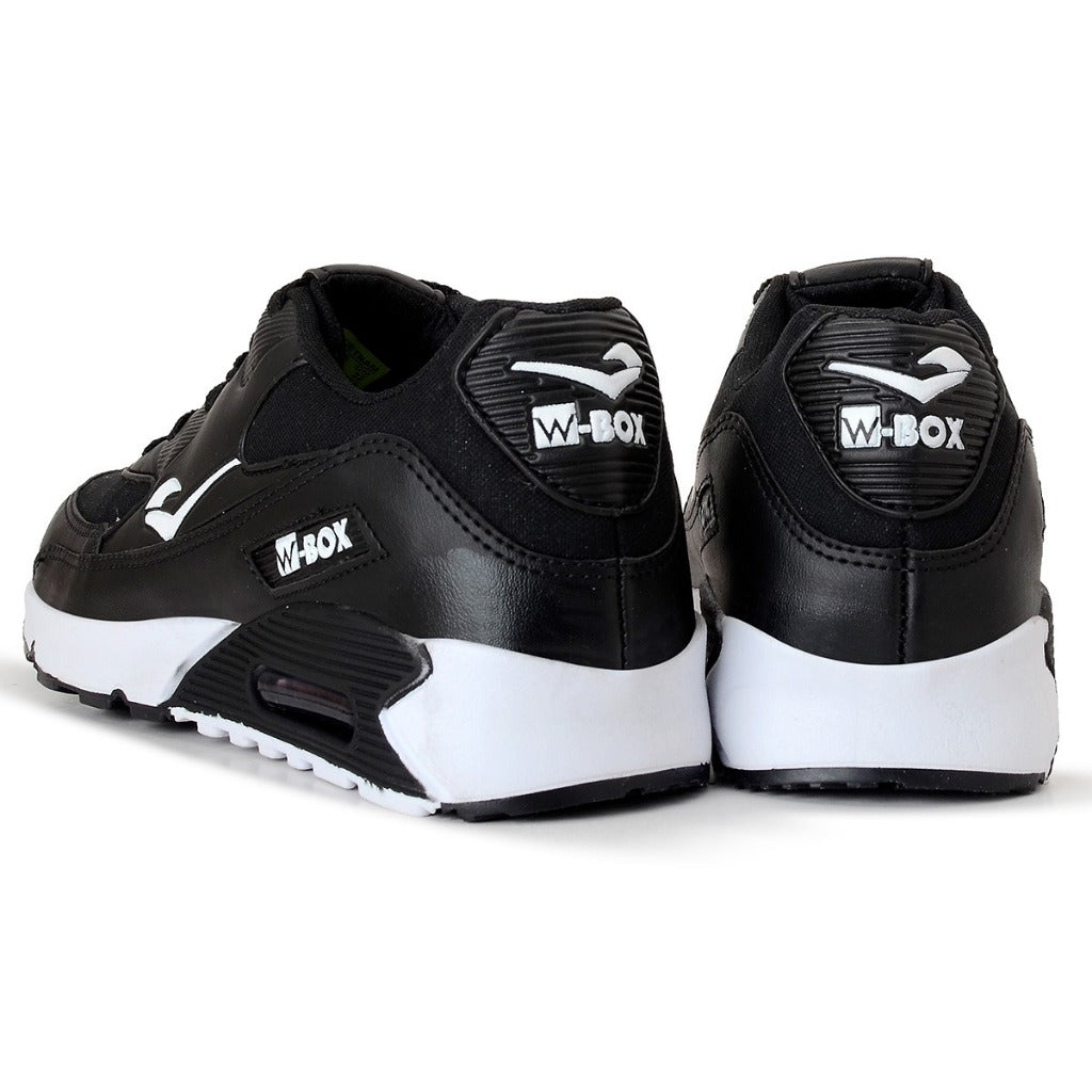 Tênis W Box Max Preto Branco Unissex