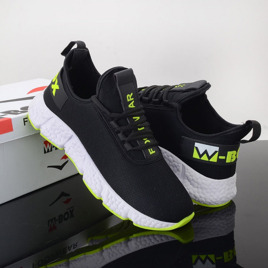 Tênis W Box F.UM Preto Verde Masculino