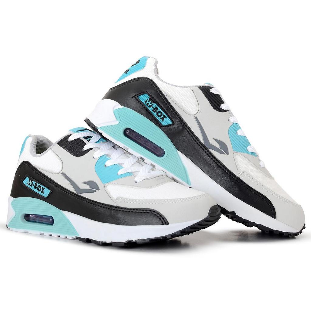 Tênis W Box Max Cinza Verde Unissex