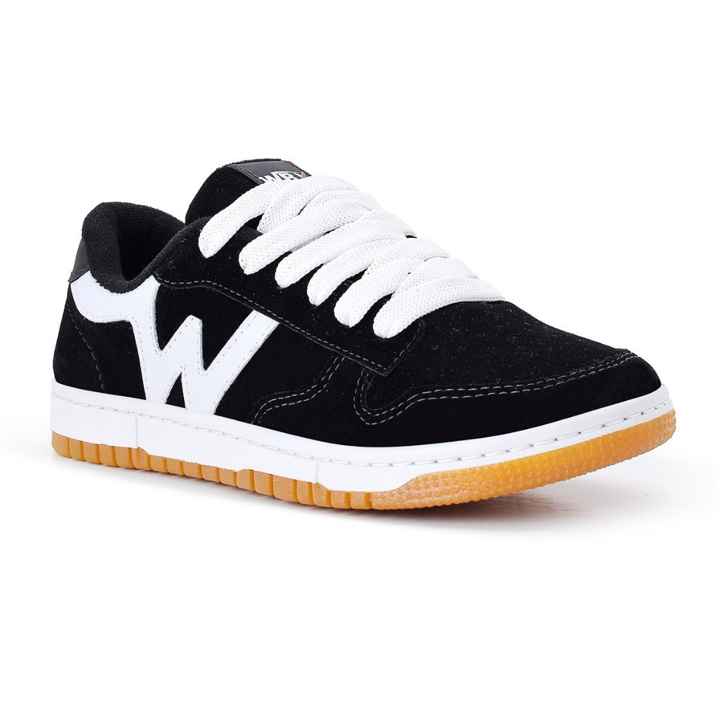 Tênis W Box Danks Preto Branco Masculino