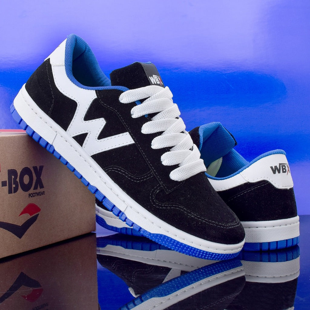 Tênis W Box Danks Preto Azul Masculino